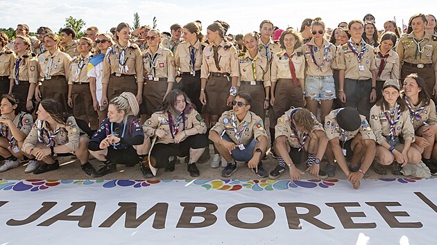 Prvod skaut v rmci mezinrodn skautsk akce Central European Jamboree v Praze (11. srpna 2022)