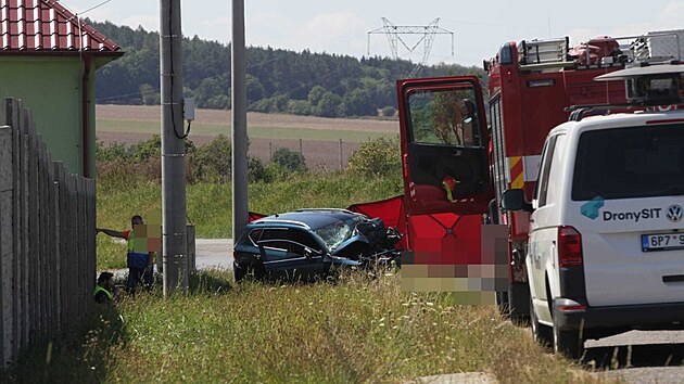 Vn nehoda v Tymkov u Plzn. (16. 8. 2022)
