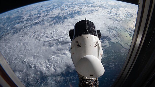 Crew Dragon Endurance na ISS bhem mise Crew-3