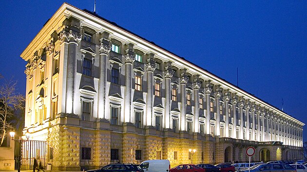 Černínský palác, sídlo ministerstva zahraničních věcí.