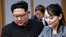Kim Čong-un se svou sestrou Kim Jo-čong na snímku z roku 2018
