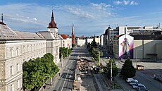 Rekonstrukce kiovatky u Drápala v Olomouci