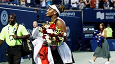 Amerianka Serena Williamsová se rozlouila s turnajem v Torontu.