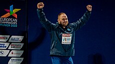 Koula Tomá Stank slaví bronz na mistrovství Evropy v Mnichov.