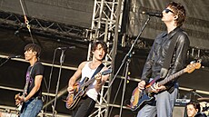 Kapela Inhaler na koncert Arctic Monkeys na praském Výstaviti, 18. 8. 2022