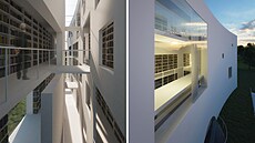 Vizualizace nové knihovny v Turnov od studia A69 - architekti