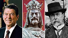 Ronald Reagan, Karel IV. a Tomáš Garrigue Masaryk