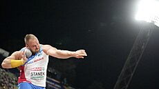 Koula Tomá Stank bhem finále mistrovství Evropy v Mnichov.