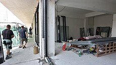 Rekonstrukce domu na Kvítkové ulici ve Zlíně (srpen 2022)