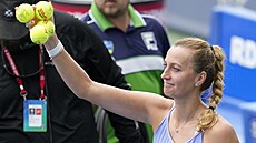 Petra Kvitová na turnaji v Cincinnati