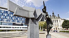 Památník eskoslovensko-sovtského pátelství v Plzni (15. 8. 2022)