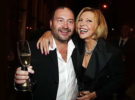 Michal David s Hanou Zagorovou v roce 2003