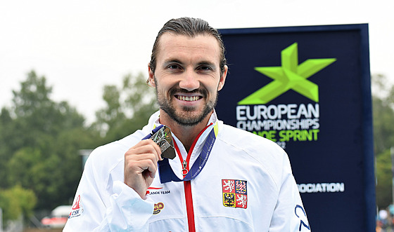 Kanoista Martin Fuksa se st�íbrnou medailí z mistrovství Evropy