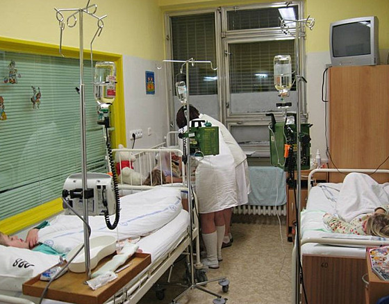 Klinika dtských infekních nemocí v Dtské nemocnici spadající pod Fakultní...
