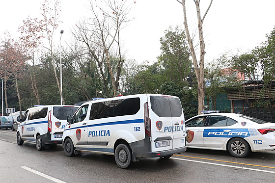 Albánská policie (8. ledna 2022)