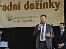 Ministr zemdlství Zdenk Nekula na zahájení národních doínek na zemdlském...