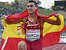 Mariano Garcia slaví evropský titul v závod na 800 metr.