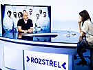 Petr Rychlý a moderátorka Monika Zavelová v Rozstelu (19. srpna 2022)