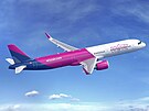 Airbus A321neo v barvách Wizz Air.