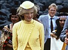 Princezna Diana na náv�t�v� Austrálie v roce 1983.