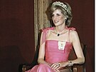 Princezna Diana jako �ípková R��enka v Austrálii v roce 1983.