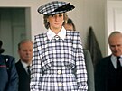 Na skotských hrách roku 1989 se princezna Diana ukázala v kostkovaném modelu.
