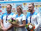 Reprezentaní medailisté z atletického evropského ampionátu v Mnichov,...