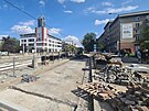 Tramvaje se po rekonstrukci kolej vrt na Koterovskou ulici v Plzni 6. z....