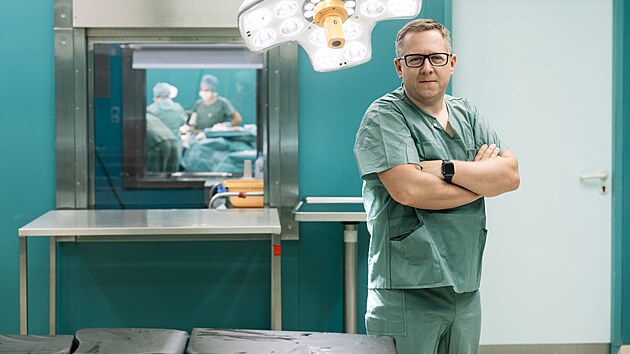 Radek Pohnán, primá chirurgie v Ústední vojenské nemocnici v Praze.