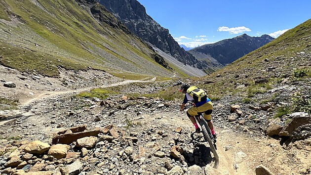 Prvn etapa Bahnentour Weissfluhjoch-Strelapass