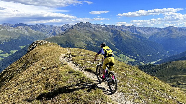 Prvn etapa Bahnentour Chrbschornhtte-Stafelalp