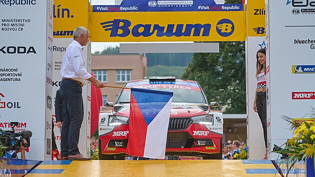 Start leton Barum rally na zlnskm nmst. (srpen 2022)