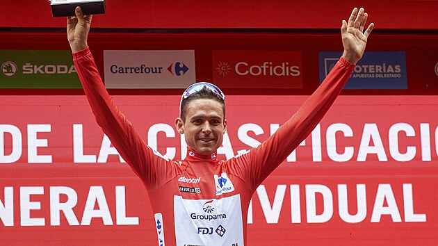 Francouzsk cyklista Rudy Molard se po pt etap stv novm celkovm ldrem Vuelty.