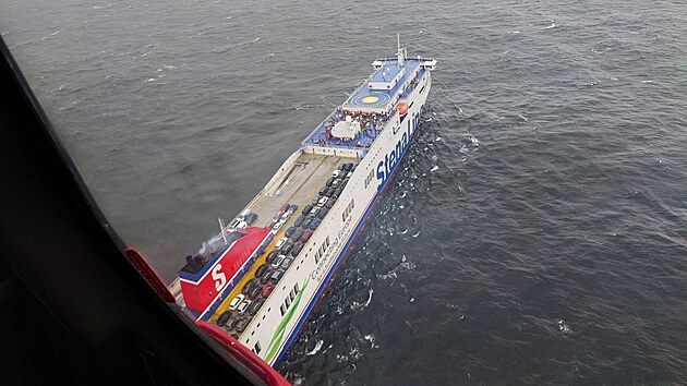 Na trajektu spolenosti Stena Line vypukl por. (29. srpna 2022)