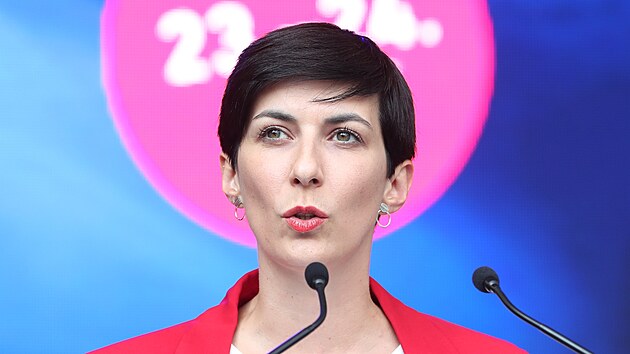 Pedsedkyn TOP 09 Markta Pekarov Adamov pi startu volebn kampan koalice Spolu