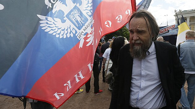 Prokremelsk ideolog Alexandr Dugin (11. ervna 2014)