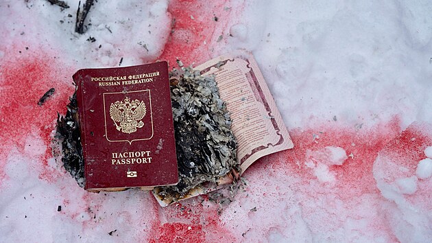 Pasy mrtvch ruskch vojk na Ukrajin