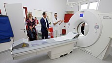 Chebská nemocnice pedstavila nový poítaový tomograf. (24. srpna 2022)