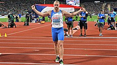 St�íbrný o�t�pa� Jakub Vadlejch po finále na atletickém ME v Mnichov�.
