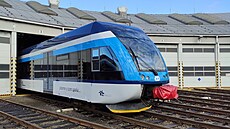 Vlaková souprava Stadler vyjela v roce 2020 na koleje v severní ásti...