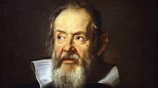 Črty si Galileo Galilei zaznamenal na papír během několika nocí v lednu roku...