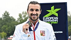 Kanoista Martin Fuksa se stříbrnou medailí z mistrovství Evropy