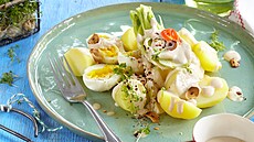 Nov� brambory s pe�en�m �esnekem a fenyklem