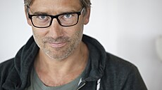 Ji�í Havelka na natá�ení filmu Zahradník (22. srpna 2022)