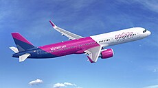 Airbus A321neo v barvách Wizz Air. | na serveru Lidovky.cz | aktuální zprávy