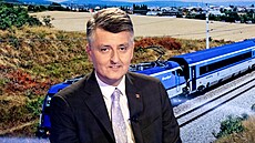 Hostem Rozstřelu je Jiří Svoboda, generální ředitel Správy železnic. (23. srpna...