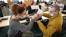 Krajské asisten�ní centrum pomoci Ukrajin� funguje v budov� bývalého rektorátu...