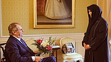 Prezident Miloš Zeman přijal na zámku v Lánech dubajskou princeznu. (22. srpna... | na serveru Lidovky.cz | aktuální zprávy