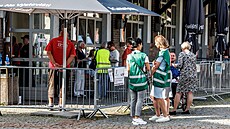 �ikana Ukrajinc� v hole�ovické tr�nici (29. srpna 2022)