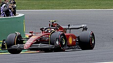 Carlos Sainz ze panlska bhem kvalifikace ped Velkou cenou formule 1 na...